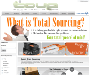 totaltoue.com: Toue - The Total Sourcing Experience
Toue - Save 40%-60% on Volume of 10,000 Per Order