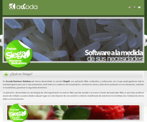 produccionintegrada.com: SIEGA
Producción integrada, condicionalidad, fitosanitarios, fertilización, nitrogenada, hortofruticola, agrícola, ganadero, ganadería, siega, global gap, sigpac, Triana, agricultura, software, cultivo, multicultivo, accoda, campo, cuaderno, egreen, explotación