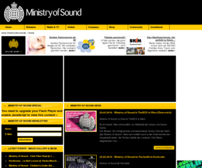 shaggy-hit.com: Ministry of Sound Recordings (Germany) GmbH
Ministry of Sound zählt bereits seit vielen Jahren zu den erfolgreichsten Dance Music Labels weltweit. Einen besonderen Bekanntheitsgrad erlangten die Compilations.