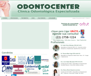 clinicaodontocenter.com: ODONTOCENTER - Clínica Odontológica Especializada
resumo da página