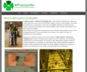 cltopografia.com: Carlos Louzeiro - Serviços de Topografia
A Carlos Louzeiro - Serviços de Topografia, Lda é uma empresa que desde a sua criação tem vindo a estabelecer uma relação de confiança com os seus clientes, oferecendo uma excelente relação qualidade/preço