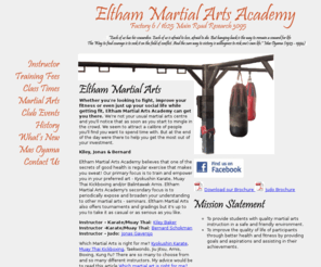 elthammartialarts.com: Eltham Martial Arts Academy
Eltham Martial Arts Academy