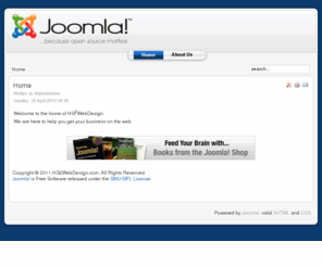 hg2webdesign.com: Home
Joomla! - the dynamic portal engine and content management system