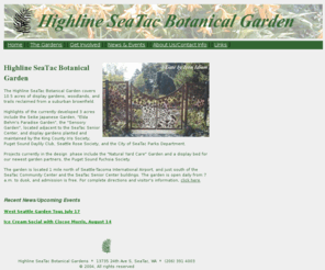 highlinegarden.org: Highline SeaTac Botanical Garden
Highline SeaTac Botanical Garden Home Page