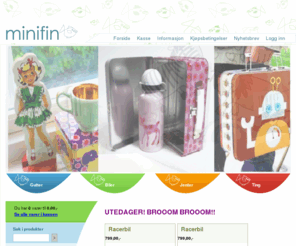 minifin.no: Minifin.no barneklær Forside
Barneklær, leker og tilbehør for bevisste foreldres barn. For barn 0-6 år. Skadinavisk design.