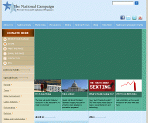 thenationalcampaign.org: The National Campaign to Prevent Teen and Unplanned Pregnancy
The National Campaign to Prevent Teen and Unplanned Pregnancy seeks to improve the well-being of children, youth, families, and the nation by preventing unplanned and teen pregnancy.