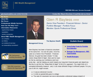 baylesswealthmanagement.com: Glen R Bayless - RBC Wealth Management - Duluth, MN
Glen R Bayless is a RBC Wealth Management financial advisor in Duluth, MN