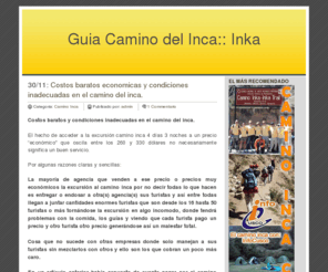 camino-del-inca.com: Guia Camino del Inca:: Inka
Guia Camino del Inca:: Inka