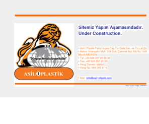 asil1plastik.com: Asil1 Plastik Ambalaj Ltd. Şti. -
Asil1Plastik gıda sanayi ve yiyecek içecek sektörüne yönelik olarak ve naylon plastik poşet, karton kutu, baskılı etiket gibi ambalaj malzemeleri üretimi yapmaktayız.