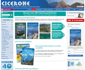 ciceronepress.com: Guides for walkers, trekkers, mountaineers, climbers and cyclists - Cicerone
Cicerone publishes over 250 walking, trekking, mountaineering, climbing and mountainbiking guide books to Britain, Europe and Worldwide for adventurous explorers. Robust, pocket-sized, maps and photographs, definitive.