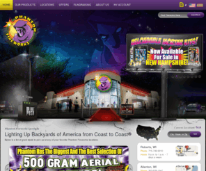 florida-fireworks.com: Phantom Fireworks - America's Fireworks Company
Fireworks by Phantom Fireworks are America's favorite! See our online fireworks catalog. Find locations of Phantom fireworks retailers, discount coupons and specials.