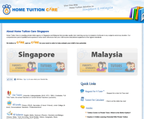 hometuitioncare.com.sg: Private Tuition | Home Tuition Agency Singapore : Home Tuition Care
We are private tuition agency in Singapore that provides home tuition centre service for GCSE, O Level, A Level, Pre-University, Diploma and Degree Level students. We teach BM, English, Maths, Mathematics, Science, Chinese, Additional Mathematics, Physics, Chemistry, Biology, Accounts, Economics, Commerce, Statistics and more.