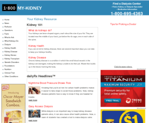 1-800-kidneyinfections.com: 1-800-My-Kidney | Your Kidney Resource
Home Page