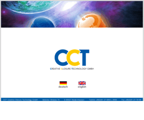 cct-gmbh.com: Home
CCT Creative Closure Technology GmbH - Niedernhausen