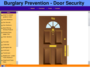 londonbar.com: Burglary Prevention - Door Security
LONDON BAR - the award winning Kickstop anti-burglary device to resist the kick-in attack and forced entry of timber doors - Community Safety and Crime Prevention customers - order online