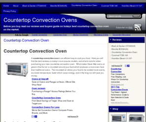 countertop-convection-ovens.info: Countertop Convection Oven - The Best Countertop Convection Oven Reviews
Countertop Convection Oven - Read our countertop convection oven reviews before you buy. Shop now and save on Hamilton Beach, Breville, Waring, Cuisinart, and Black & Decker