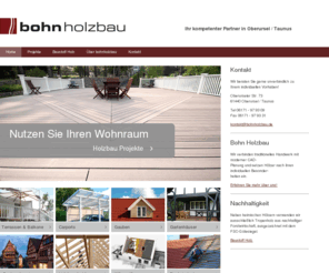 dachdecker-oberursel.com: Gauben, Fachwerksanierung, Dachdecker - Oberursel, Frankfurt - Bohn Holzbau
Ihr kompetenter Partner für Gauben, Fachwerk und Holzbau in Rhein-Main. Vom Carport bis zur Bedachung führen wir alle Arbeiten kompetent und zuverlässig aus...