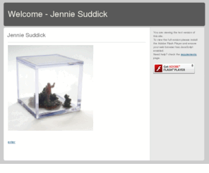 jenniesuddick.com: Welcome - Jennie Suddick
Canadian artist Jennie Suddick.