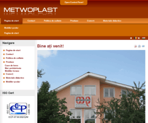 metwoplast.ro: Bine aţi venit!
METWOPLAST - mastering the Metal, Wood and Plastic