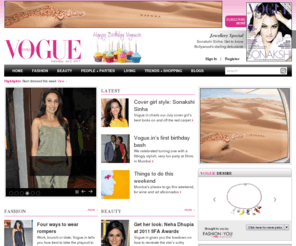 vogue.in: Vogue India Fashion Magazine | Indian Fashion Trends & News | Online Fashion Entertainment: Models, Designers   | Vogue INDIA | Vogue INDIA
