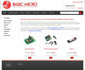 basicmicro.com: Basic Micro - Robotics & Microcontrollers
Easy to use robotics and microcontrollers for anyone interested in creating interactive projects or interfacing with the environment. Great for artists, hobbyists, students and designers! 