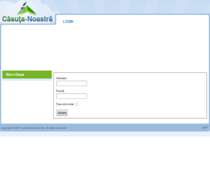 casuta-noastra.com: Intrare
Căsuţa Noastră