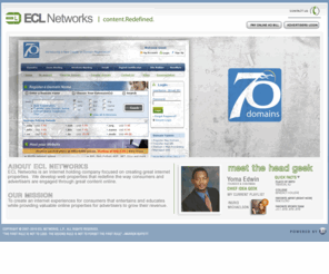 eclserver.com: ECL Networks, L.P. | is getting a make over
ECL Networks' corporate home page, the gateway point to information about ECL Networks' websites and businesses.