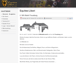 equites-liberi.de: Equites-Liberi
Joomla! - Dynamische Portal-Engine und Content-Management-System