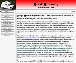 greytgrooming.com: Greyt Grooming, Mobile Pet Care
Mobile Pet Care for Dogs and Cats, Auburn, WA