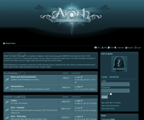 aionroleplayers.com: Aion Roleplayers • Index page
A roleplay community for Aion The Tower of Eternity MMORPG!