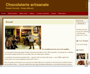 chocolateriebruxelles.com: Chocolaterie artisanale à Bruxelles
Une chocolaterie ou le vrai temple du chocolat belge.