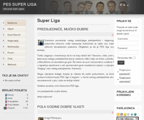 pes-superliga.com: Super Liga
Super Liga- Stranice Udruzenja Super Ligasa