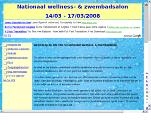 wellnesssalon.info: WELLNESS- EN ZWEMBADSALON
Bezoek het nationaal wellness- en zwembadsalon. U vind er het meest uitgebreide assortiment spas, saunas, infraroodcabines, zwembaden