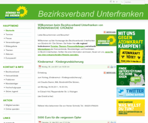 gruene-unterfranken.de: Grüner Bezirksverband Unterfranken
Grüner Bezirksverband Unterfranken