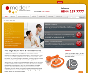 modcomms.com: Modern Communications | UK Business Telecommunications & IT Provider
At Modern Communications, we provide first class communication services to businesses. We understand your requirements and with 10 years of experience behind us, we are experts in delivering tailored, innovative IT and telecommunications advice and solutions.