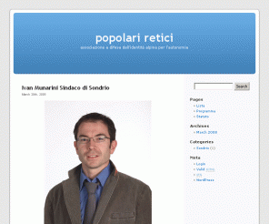 popolariretici.com: popolari retici  
