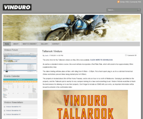 vinduro.com.au: VINDURO
The Home of Vintage Enduro.