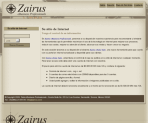 zairus.com: Consultoría en comercio electrónico - Zairus eBusiness Professionals - Hermosillo, Sonora, México
Asesoría y consultoría en comercio electrónico