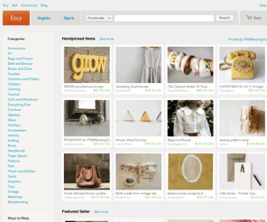 craftfullyyours.com: Etsy - Your place to buy and sell all things handmade, vintage, and supplies
Buy and sell handmade or vintage items, art and supplies on Etsy, the world's most vibrant handmade marketplace. Share stories through millions of items from around the world.