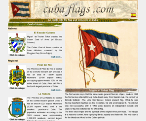 cubaflags.com: cuba flags .com - History of Cuban flag and emblems History