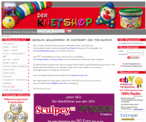 knete-billiger.de: Modelliermasse und Knetmasse - knete-billiger.de
Der Knetshop zum kneten und modellieren mit Fimo, Creall, ob ofenhärtend oder lufttrocknend