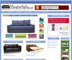 3seatersofa.co.uk: 3 Seater Sofa :: Three Seater Sofas for sale
Three Seater Sofas for sale