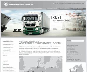 ekb-containerlogistik.mobi: EKB CONTAINER LOGISTIK | Startseite | Willkommen
EKB Container Logistik (ECL) ist Anbieter von Containertransporten und logistischen Dienstleitungen