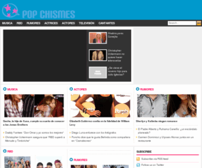 popchismes.com: Chismes, rumores y mas sobre famosos.
Tu blog de farándula y espectaculos. Ultimas noticias y chismes de los famosos.