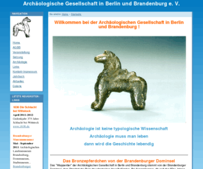 agibb.de: index
Archäologische Geselschaft in Berlin und Brandenburg