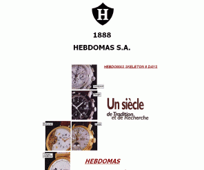 hebdomas.ch: HEBDOMAS SUISSE
