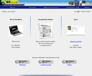 the-wadigital.com: :: The-WA Digital ::
Computer shop and Internet solution