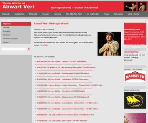 veri.ch: Abwart Veri - Werktagskabarett
Abwart Veri | Werktagskabarett - trocken und pointiert
