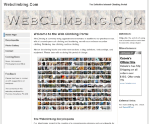 webclimbing.com: WebClimbing.Com
The climbing portal