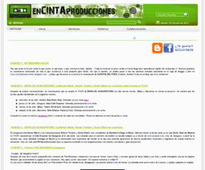 encintaproducciones.com: NOTICIAS
Sonido / Iluminación / Video / Producción Eventos / Management